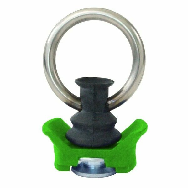 Boxer Tools 4 Piece Aluminum Single Stud Track Fitting Rubber Boot O Ring GREEN 30162GR